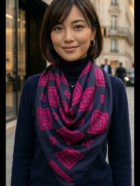 Yves Saint Laurent Silk Scarf